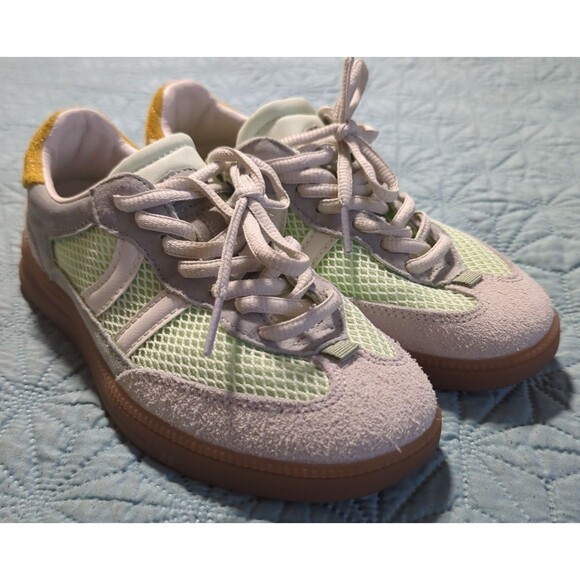 Free People Shoes - Coolway Baresi Sneakers Free People Light Green Grey Women’s Sz 6 Retro Soccer